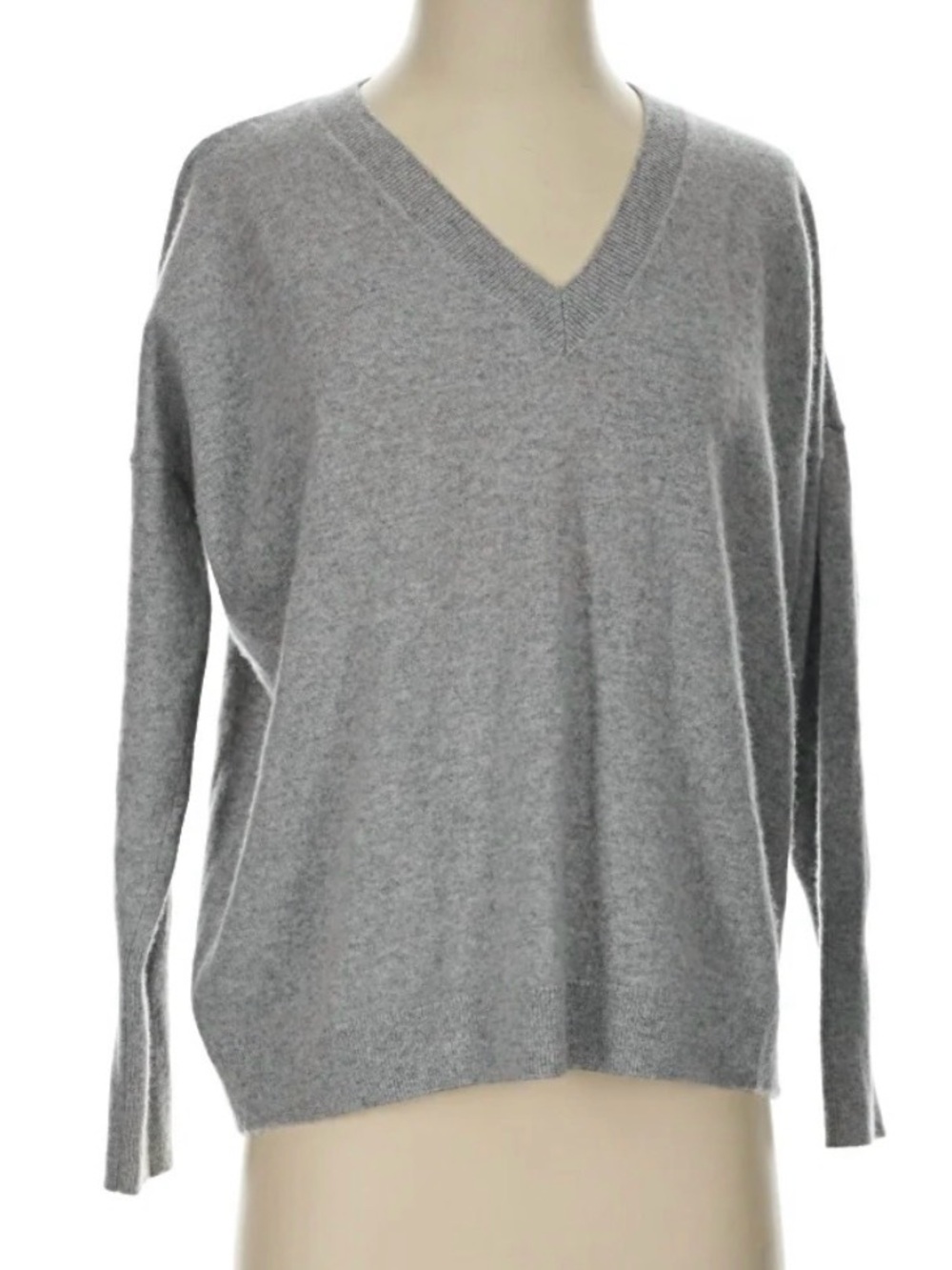 J Crew 100% Cashmere V Neck Sweater